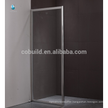 K-562 frameless sliding shower screen, low price 8MM tempered shower enclosure room shower screen hinges